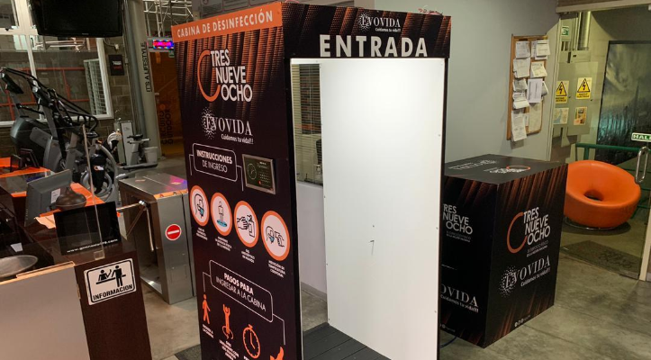 INSTALAMOS NUESTRA CABINA DE DESINFECCIÓN