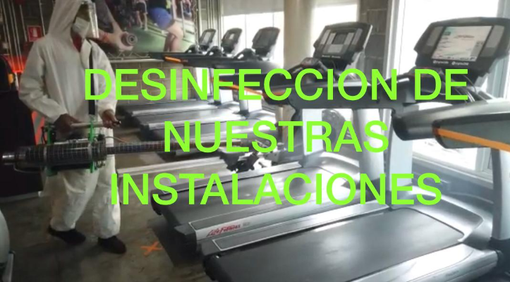DESINFECCIÓN DE NUESTRAS INSTALACIONES